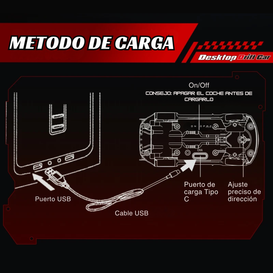 Mini Coche RC con Accesorios